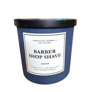 Leoben Co Barber Shop Shave Masculine Aromas Collection Soy Wax Candle, 24 Oz